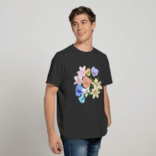 Pansy & lily T-shirt