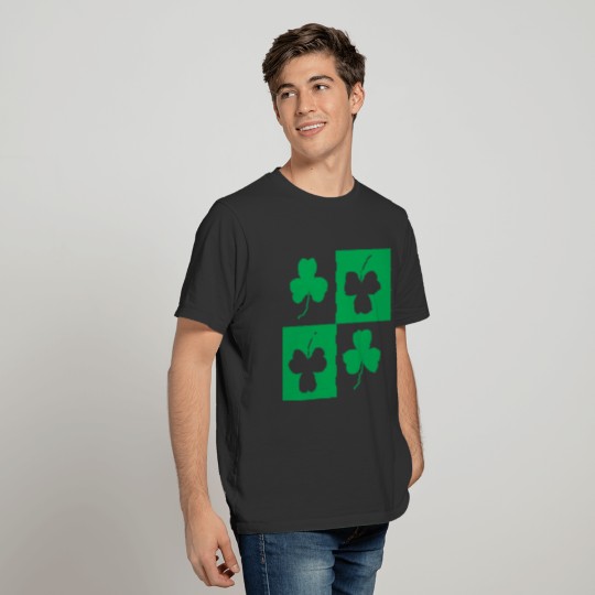 Shamrock, Clover, Leaf, Irish Ireland, St Patricks T-shirt
