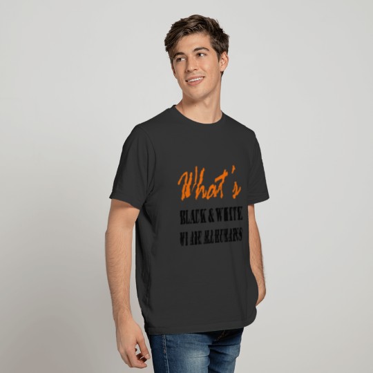 what s black and white we are all humans T-shirt