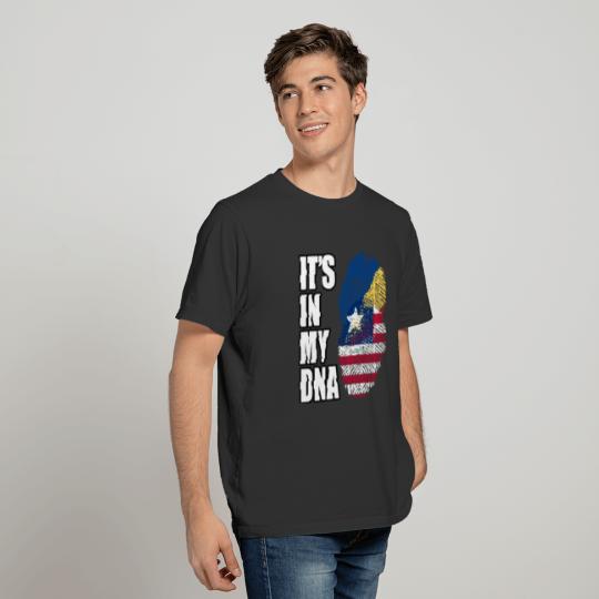 Seychellois And Liberian Vintage Heritage DNA Flag T-shirt