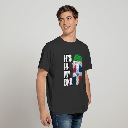 Sierra Leonean And Dominican Vintage Heritage DNA T-shirt