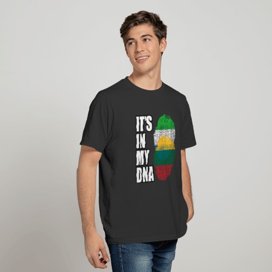 Sierra Leonean And Lithuanian Vintage Heritage DNA T-shirt