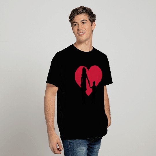 Boy Mom Heart T Shirts