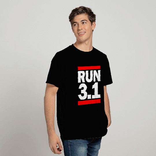Run 3.1 5K Marathon Race Runner Training Running T Shirts
