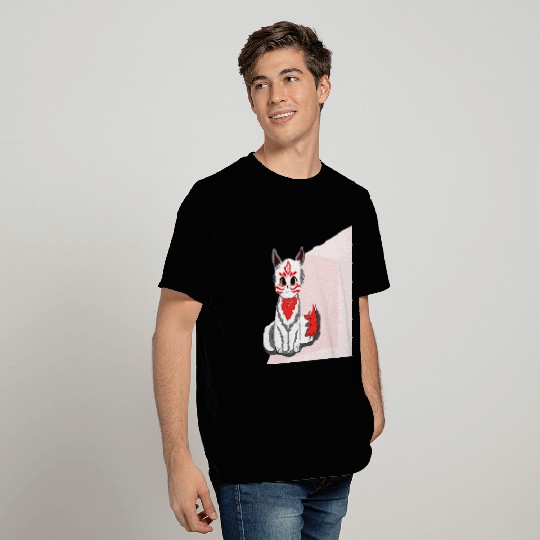 Red Kitsune Fox T Shirts