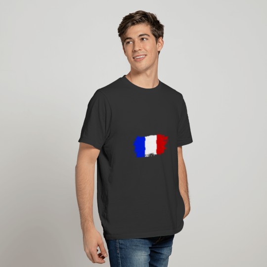 Abstract Flag Of France T-shirt
