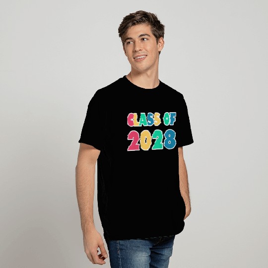 Class of 2028 colorful T Shirts