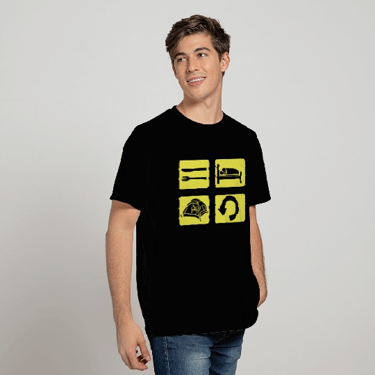 wilderness camping daily repeat T Shirts
