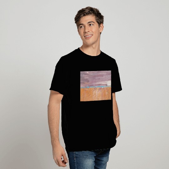 Abstract Minimalist Stripes Painting T Shirts