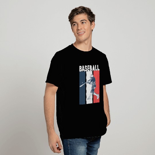 Retro Modern Bold Baseball T Shirts