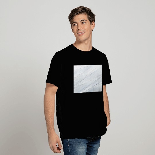 Luxury White Silver Stripes T Shirts