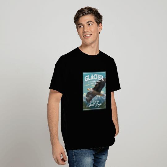 Glacier National Park, Bald Eagle T Shirts