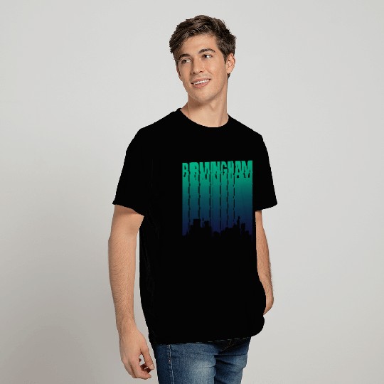 Birmingham Skyline Silhouette T Shirts