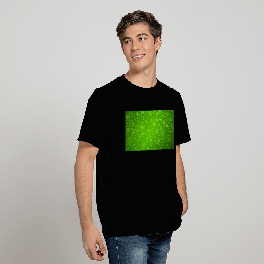 Abstract Green Christmas Winter Pattern T Shirts