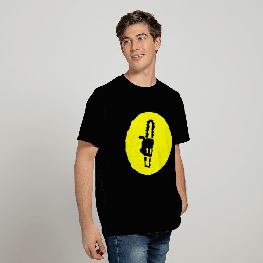 Chainsaw icon symbol T Shirts