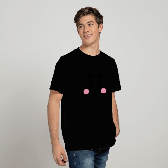 Smiling cat face T Shirts