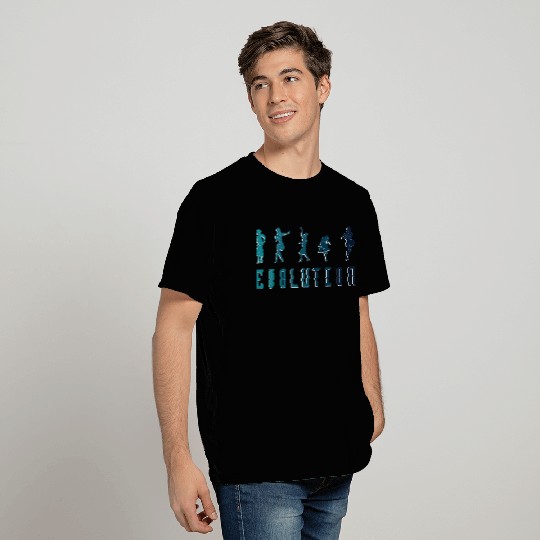 Evolution Dancer Dancing Ballroom T Shirts