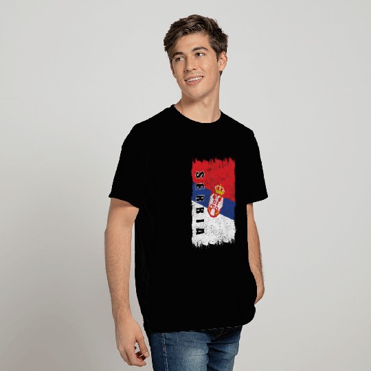 Serbia vintage flag T Shirts