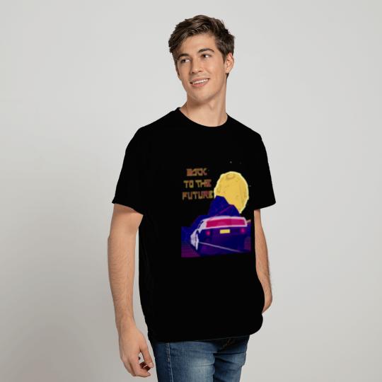 Back To The Future Delorean Destination Time Logo T Shirts