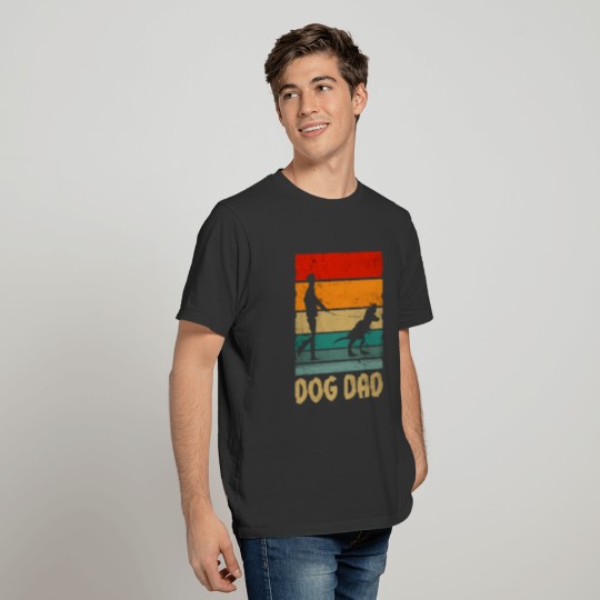Dog Dad Dinosaur Dog Owners Funny T Shirts