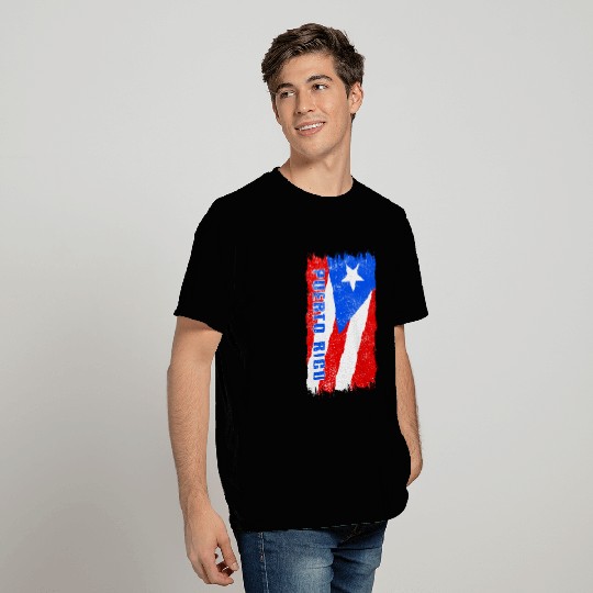 Puerto Rico flag T Shirts