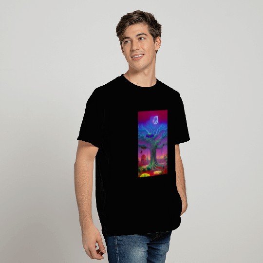 Neon Magic tree T Shirts
