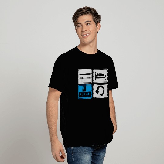 gaming daily repeat computer T Shirts
