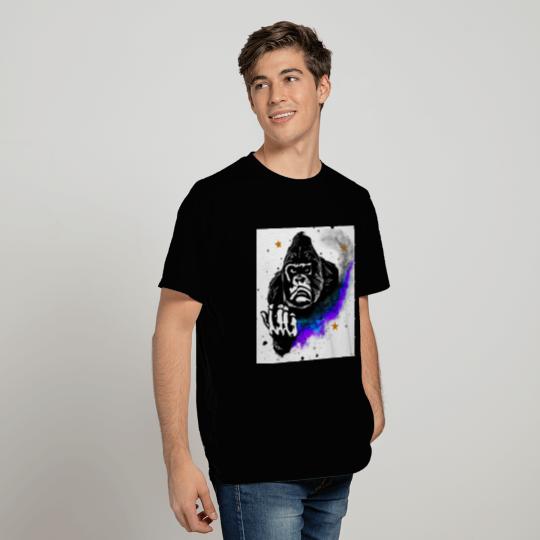 AI generated ART - Gorilla - Digital Art T Shirts