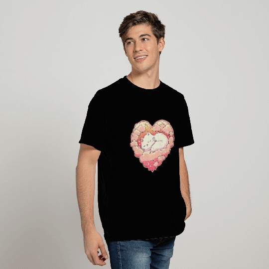 Fun, Kitten Valentines Gift For Him, Unique T Shirts