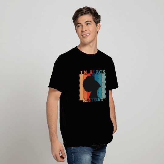 i m black history T Shirts