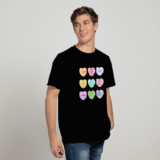 Teacher Valentines Day Conversation Heart School T Shirts