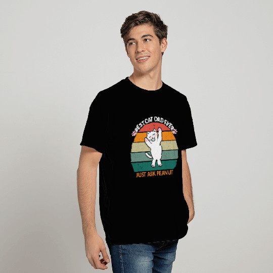 Peanut's Proud Cat Dad: The Best Dad Ever T Shirts
