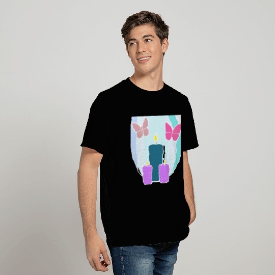 colored candles T Shirts
