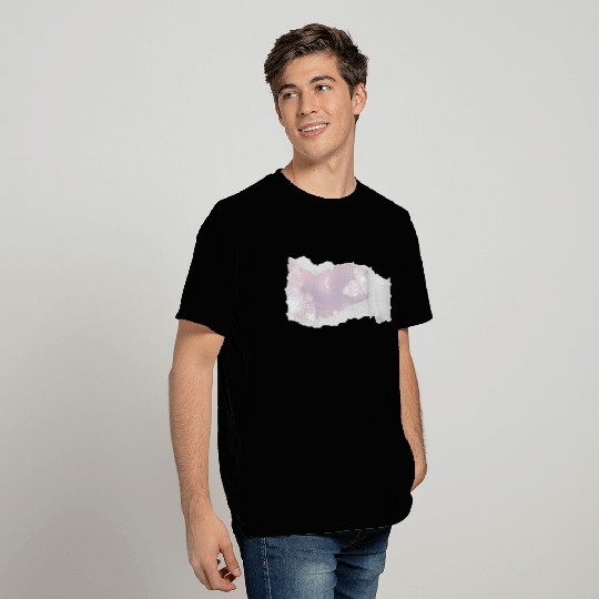 Purple Sky ripped paper T Shirts
