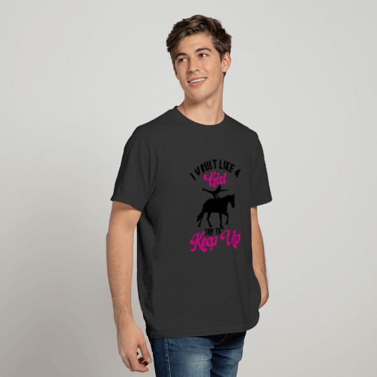 Funny Equestrian Horse Vaulting Girl T Shirts