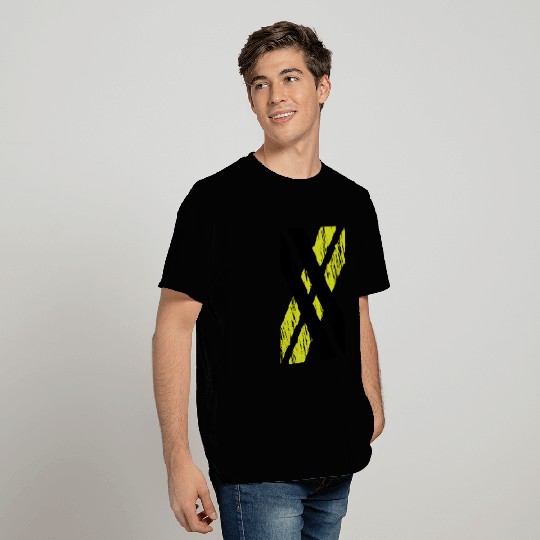 X black and yellow T Shirts