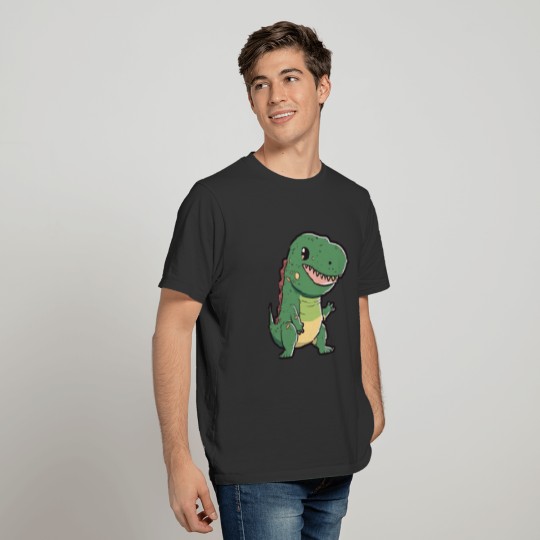 happy Cut t-rex dinosaur T Shirts