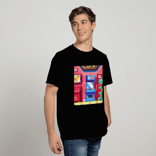Pixel Art Retro Future Gameboy Game Console Design T Shirts