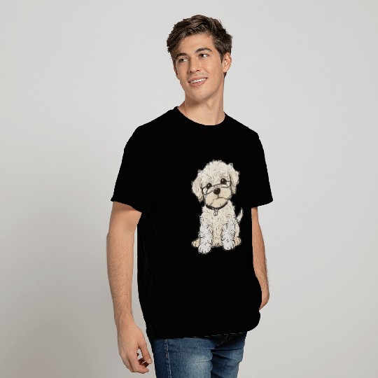 Gizmo: The Little Grey Puppy with a Unique Vision T Shirts