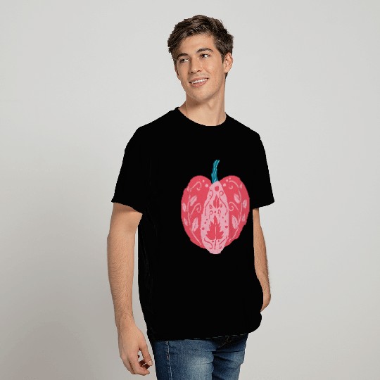 Pink Decorative Pumpkin T Shirts