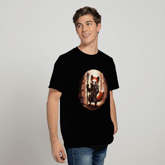 Red Panda Pathfinder Rogue Character Portrait 1 T Shirts