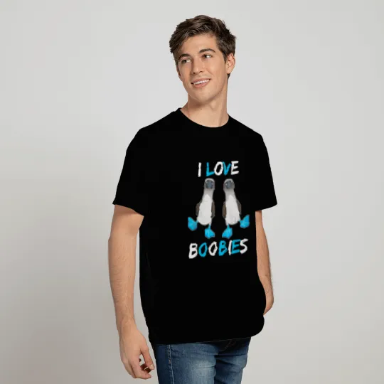 I Love Boobies Funny Booby Bird T Shirts