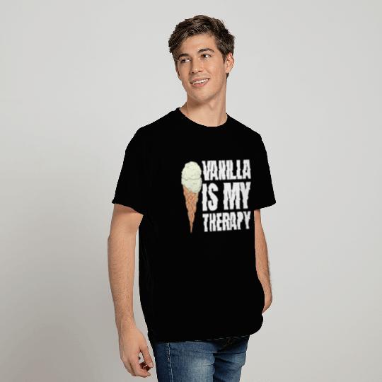 Vanilla Is My Therapy Ice Cream Iceman T Shirts