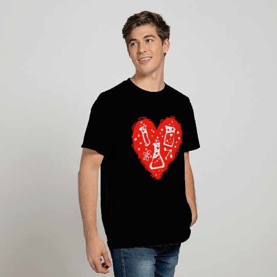 Science Physics Heart Valentines Day Chemist Physi T Shirts