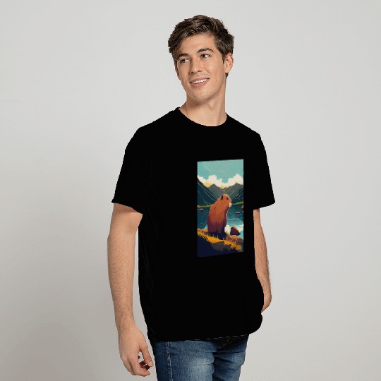 Capybara Nature Capibara T Shirts