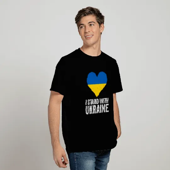I Stand With Ukraine Stop Putin Stop War Support U T Shirts