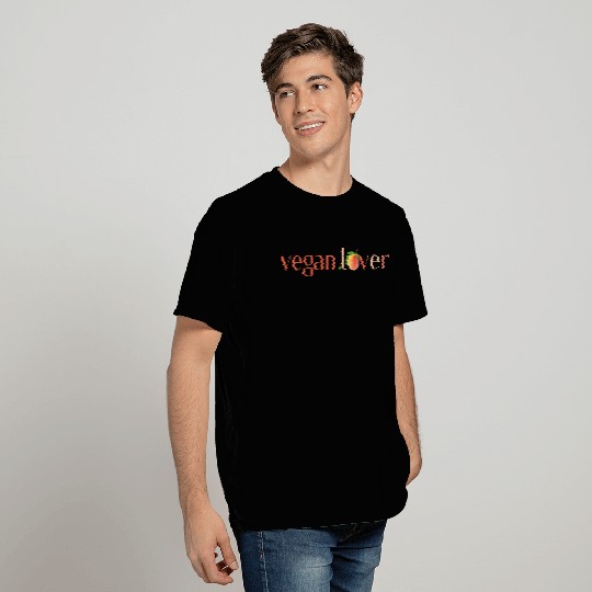 Vegan lover apricot fruit T Shirts