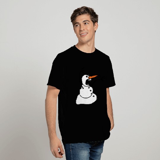 Angry Snowman T Shirts