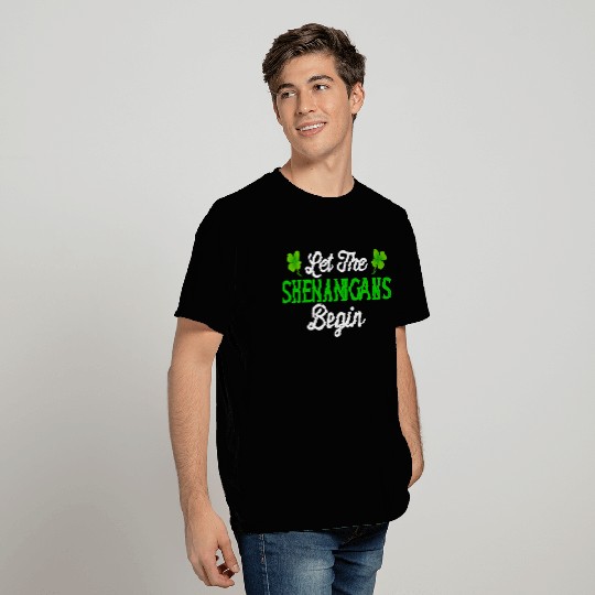 Shamrock Irish Let The Shenanigans Begin St T Shirts