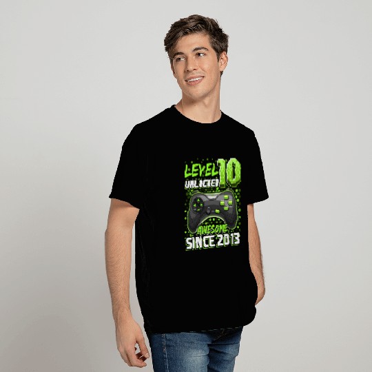 Level 10 Unlocked Awesome 2013 Video Game T Shirts